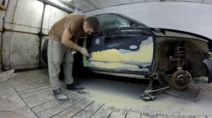 Шпаклевка в моменте! Подготовка, грунтовка. Лада Priora.