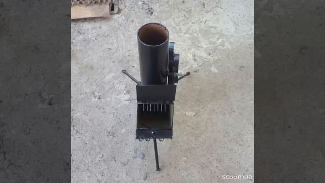 Походная печь ракетного типа. смотреть онлайн