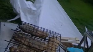 Строим беседку из стрейч пленки\баня землянка и Хенесси