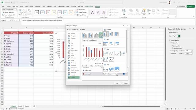 Excel - Chart With 2 Axes - Add a 2nd Axis to a Chart & Control the Data Shown