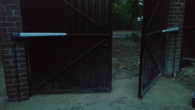 Распашные ворота с автоматикой смотреть онлайн