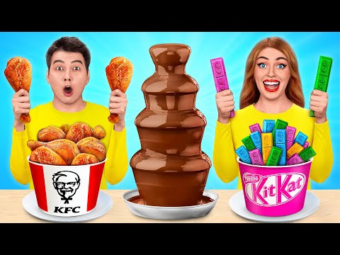Шоколадный Фонтан Челлендж _ Война пранков C TeenDO Challenge