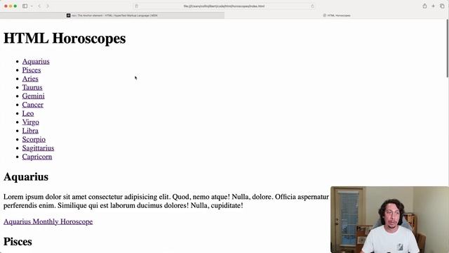 HTML Learning Path - List and Nav Elements