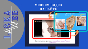 Как заменить видео на сайте