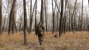 Одиночный поход в лес.  По охотничьим угодьям.