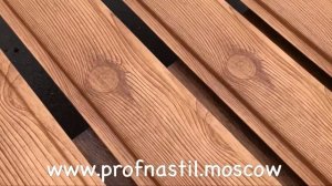 Штакетник под дерево Орех золотой двухсторонний