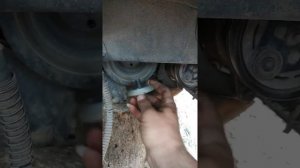 Kia Picanto как открутить болт шкива коленвала