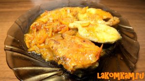 Рыба в томатном соусе (затраты 100 рублей). Вкусный рецепт