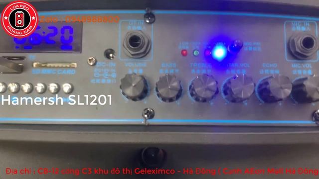 Loa kéo Hamersh SL1201- Dòng loa kéo giá rẻ cực hay