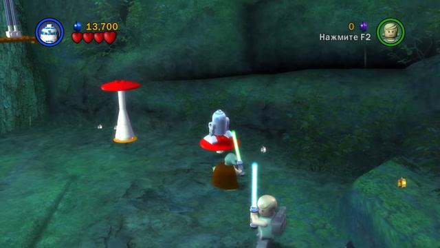 Lego Star Wars: The Complete Saga | Эпизод V: Империя наносит ответный удар | Глава 4: Дагоба смотреть онлайн