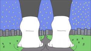 LOONA WOLF FURRY MOMMY GIANTESS ANIMATION FEET GROWTH UNAWARE POV SOLES PAWS FOOT STOMP CITY WALKIN