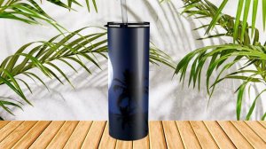 Moon Tumbler Wrap Night Sky Tumbler, 20oz skinny tumbler design wrap, sublimation design