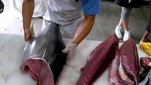 Разделка тунца