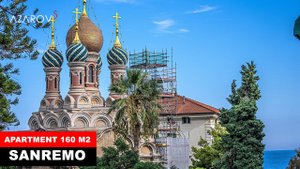 Apartment for sale by the sea 160 m2 in Sanremo