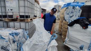 Биг Бэги (бу) размером 95*95*125 четырехстропные на 1000 кг, низ люк, верх люк