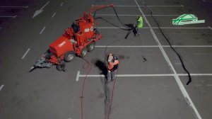 Ремонт трещин в асфальте