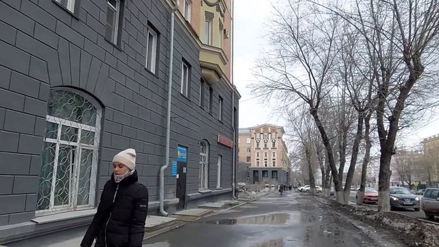 НОВОСИБИРСК/ПРОГУЛКА ПО УЛ.СТАНИСЛАВСКОГО ОТ СКВЕРА СЛАВЫ ДО ПЛ.ТРУДА/ СТАЛИНСКАЯ АРХИТЕКТУРА 50Х