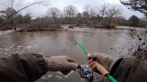 River Truck Camping for Winter Trout