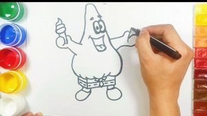 How to draw a Patrick Star from Spongebob | как нарисовать звезду патрика из спанчбоба |easy drawin