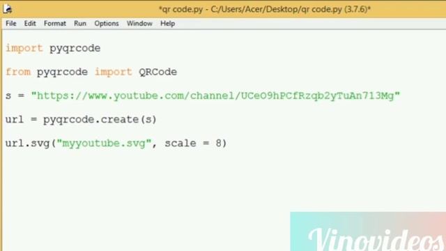 Python QR code generator
