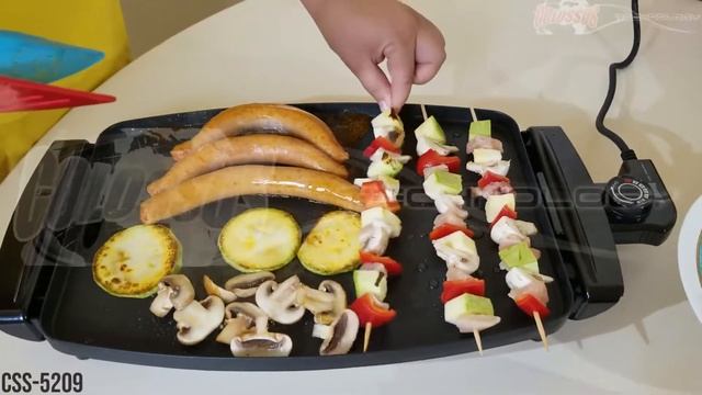 Električna grill ploča CSS-5209 - Colossus Technology смотреть онлайн