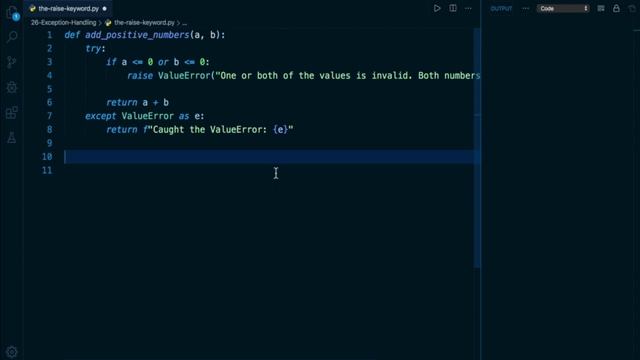 Python Programming Tutorial # 210 | The raise Keyword in Python - Keywords in Python - English