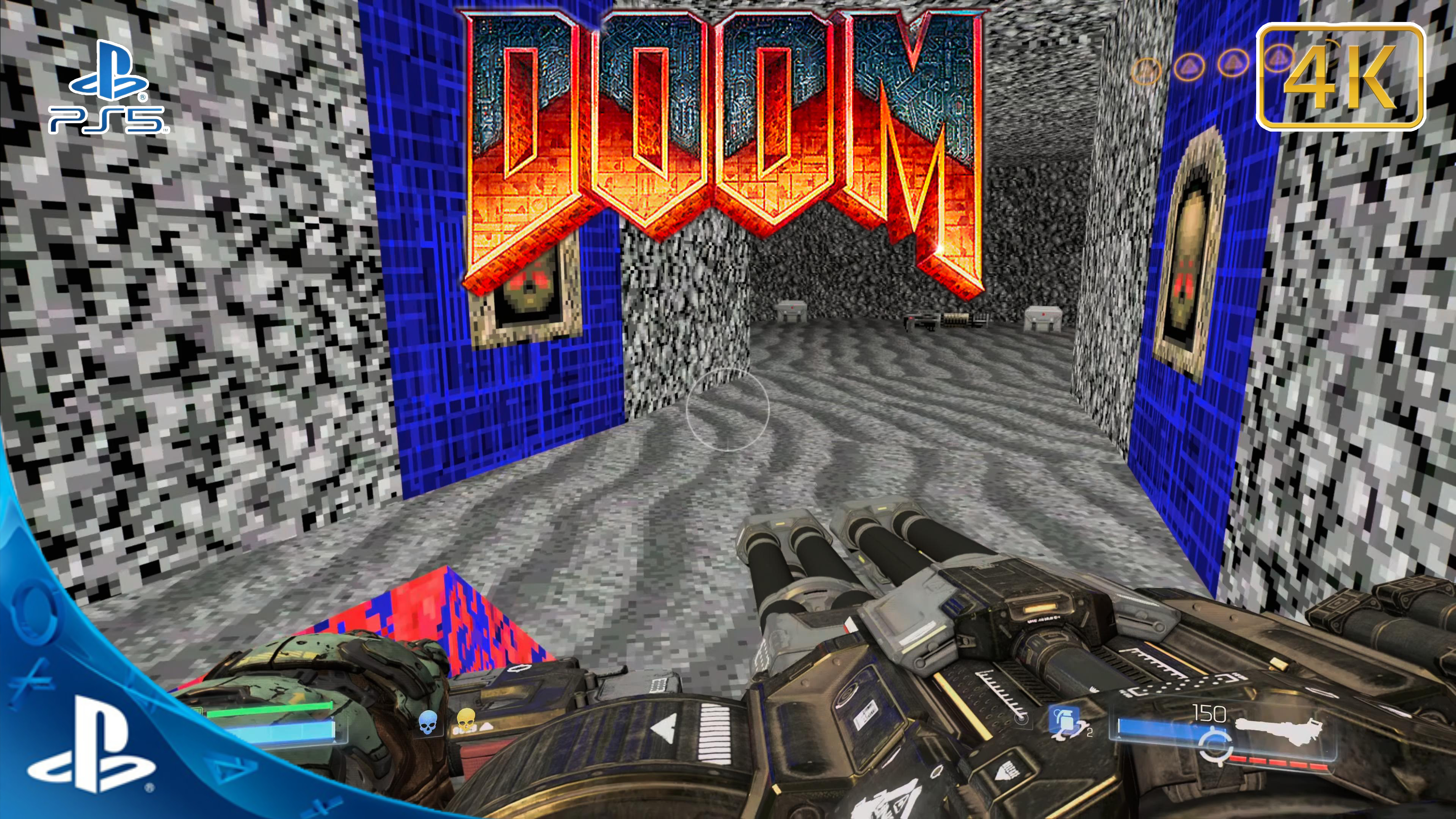 DOOM(2016).Секретная Карта DOOM 1993(Пасхалка).Святилище Кадингир.4K.Sony PlayStation 5.PS5.🎮