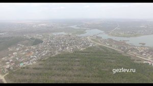 Сосновый бор Евпатория с высоты птичьего полета