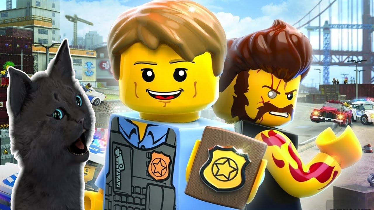 СУПЕР КОТ В ГТА ДЛЯ ДЕТЕЙ ЛЕГО СИТИ ?  Lego City Undercover ? ОЧЕНЬ СТРАШНЫЙ ПОЛЕТ ЧЕЙЗА В БЕЗДНУ