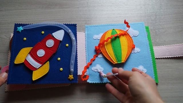 7. Видеообзор книжки из фетра Сборник (развивающая книга) смотреть онлайн