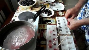 Леденцы на палочке! "смородина в карамели".