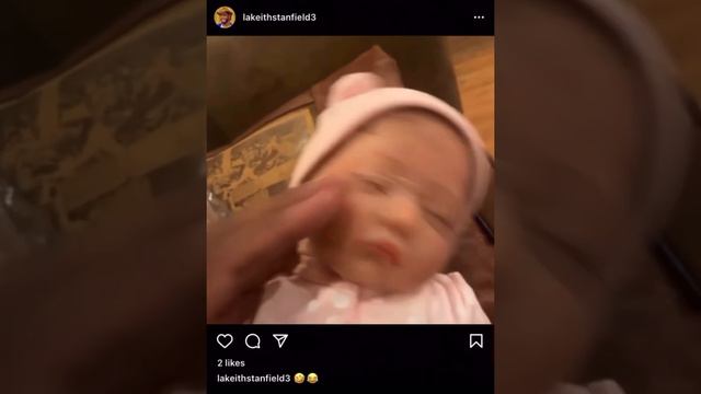 Post and delete: lakeith stanfield waking up a baby (doll)