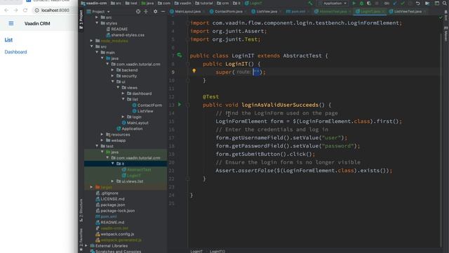 Java tutorial: End-to-end browser testing with Vaadin TestBench (part 15) смотреть онлайн