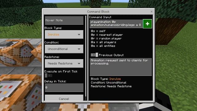 Minecraft Bedrock - How To Use The Play Animation Command!
