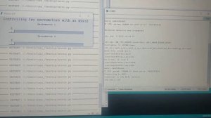 Controlling two servomotors with an interface in Tkinter and a ESP32 as a websocket client