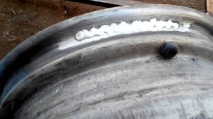 как заварить "титановый" диск полуавтоматом