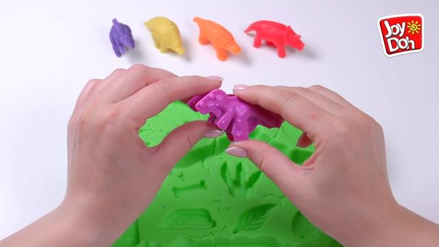 Масса для лепки Joy Doh, набор DINOSAURS PARK - ПАРК ДИНОЗАВРОВ смотреть онлайн
