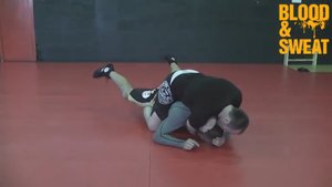 Алексей Олейник. Удушение сзади из добивания. Джиу джитсу. Alexey Oleinik. RNC from the mount.