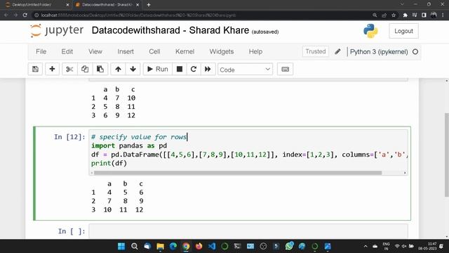 Python Pandas DataFrame Cheat || Create Pandas DataFrame Easily || Create DataFrame with Pandas
