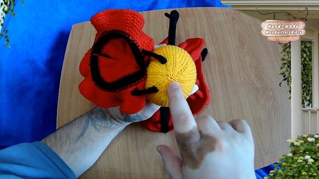Вязаная пчелка ? АМЕЛИ игрушка спицами - ManKnittersDiary