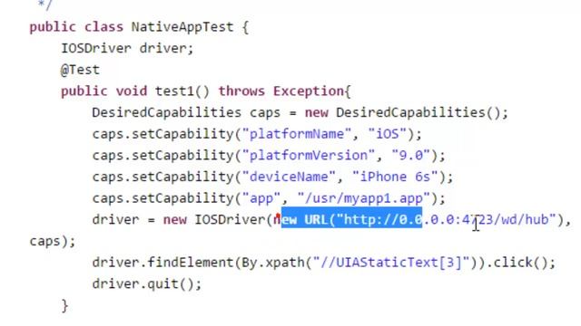 How to automate native iOS app in Appium смотреть онлайн