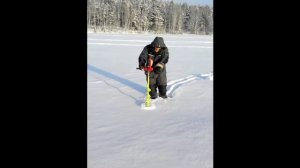 Применение редуктора для ледобура