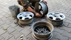 ПОКРАСКА ЛИТЫХ ДИСКОВ своими руками. Подготовка к покраске, диски статусы.