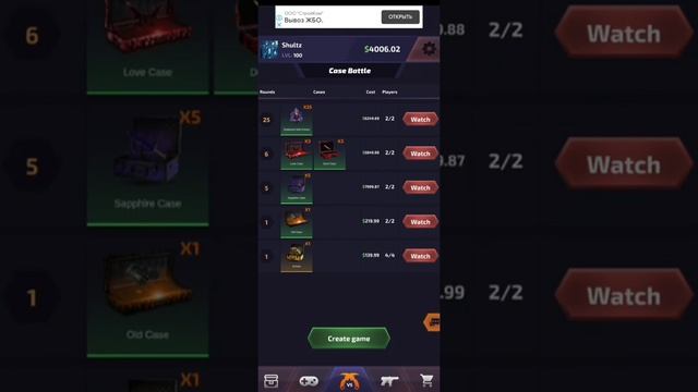 ЛУЧШИЙ СИМУЛЯТОР КЕЙСОВ!!! Сase Battle: Skins Simulator - idle clicker games