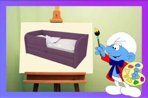 Как нарисовать Диван детям