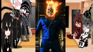 creepypasta react to ghost rider for you guys ❤️❤️❤️❤️🔥🔥🔥🔥//galaxy Afton // Edit
