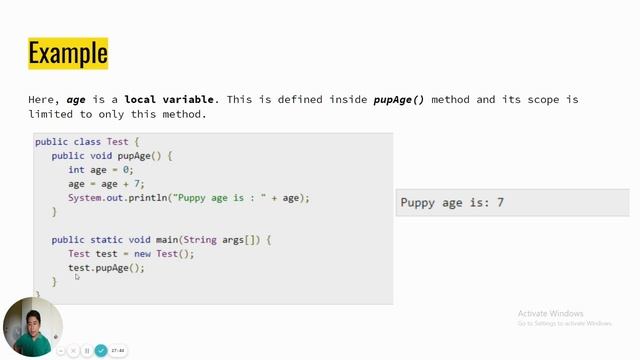 Java Programming Lesson 3: Basic Data Types and Variable Types Discussion - Tr. Justine