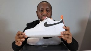 Air Force 1 Pivot Point White Orange On Foot Sneaker Review QuickSchopes 249 Schopes D06394 100 001