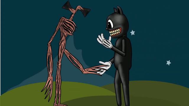 ... не знаю что сказать мини видео Картун кэта и сиренаголового ._.