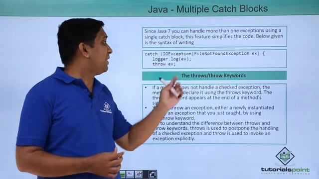 Java - Multiple Catch Blocks смотреть онлайн